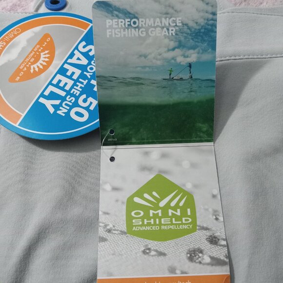 Columbia PFG Terminal Tackle Shorts Mens 44 waist/INS 10" GRAY UPF 50 NWT s-6793 - Picture 8 of 16